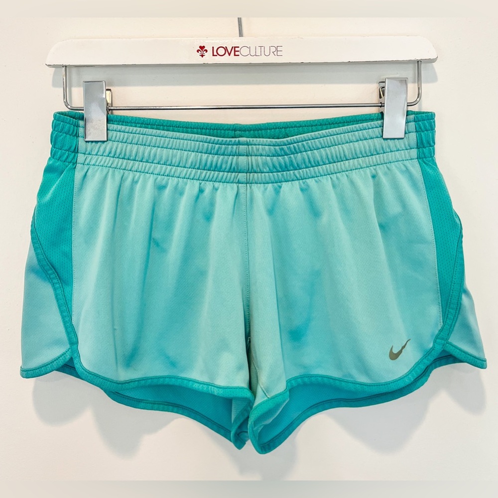 Nike Dri-Fit Athletic Shorts in Light Blue/Teal